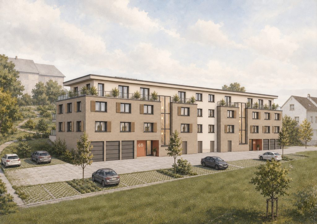 in Progress: Mehrfamilienhaus in Wuppertal Cronenberg